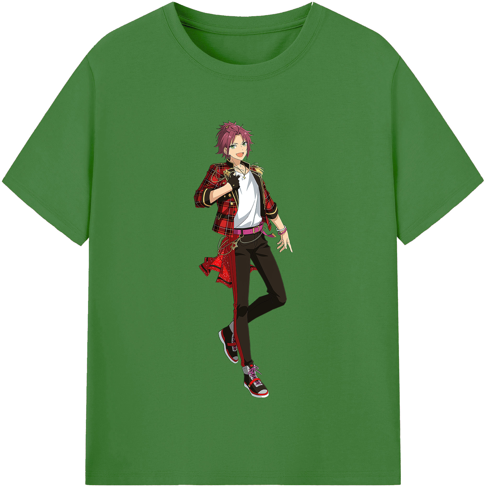 （画像用） あんさんぶるスターズ! Ensemble Stars レディースカジュアルプリントTシャツ（綿100％）